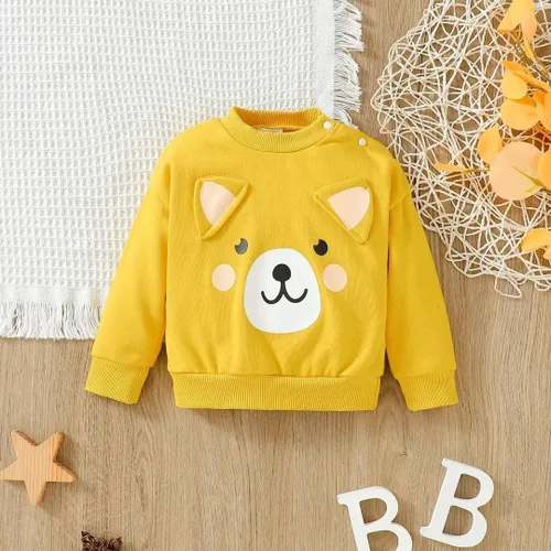 Miniatura 12 de Ropa para bebé niño pequeño, conjuntos de otoño e invierno, sudadera de manga larga con oso y pantalones, conjunto de 6 meses a 2 años