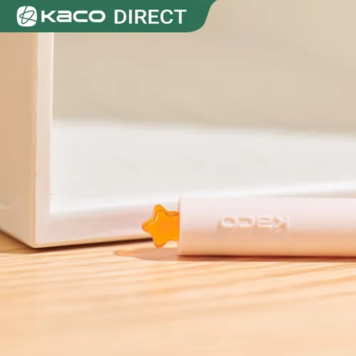 Miniatura 8 de Kaco FIRST Bolígrafos de gel lindos de papelería, tinta negra, 0.7 mm de punta media, bonitos bolígrafos con estrellas para diarios