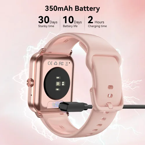Miniatura 7 de Reloj inteligente, reloj inteligente de 1.85 pulgadas para hombres y mujeres (respuesta/hacer llamadas), frecuencia cardíaca, monitor de sueño