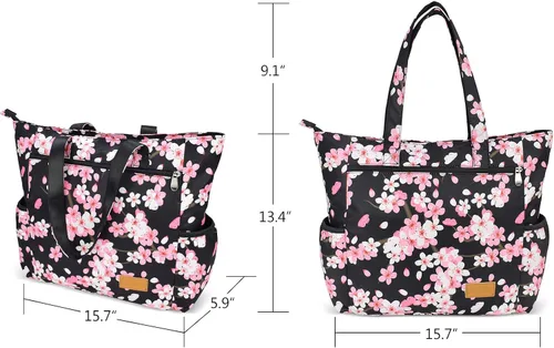 Miniatura 101 de CLOUDMUSIC Bolsa de hombro para enfermeras, profesores, trabajo, gimnasio, viajes, playa, mujeres, con gran capacidad, impermeable