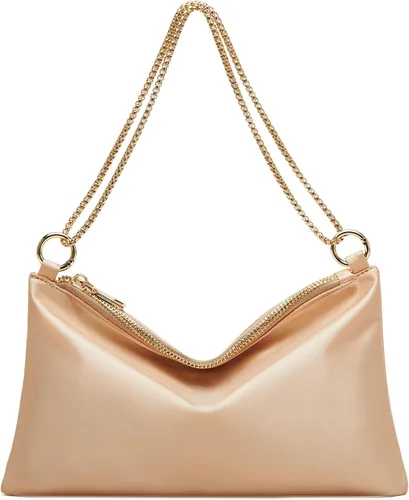 Miniatura 14 de oscaurt Bolso de noche para mujer, cartera de hombro de satén para graduación, compromiso, cóctel, fiesta, boda