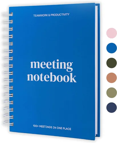 Miniatura 10 de Cuaderno de reuniones Lamare para la organización del trabajo – Cuaderno de trabajo perfecto para tomar notas y planificador de reuniones