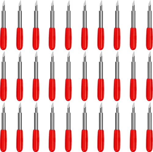 Miniatura 9 de 30 cuchillas de repuesto compatibles con máquinas de corte Explore Air /Air2/Air 3/Maker/Maker 3, incluye 5 cuchillas de punta fina de 30°, 20