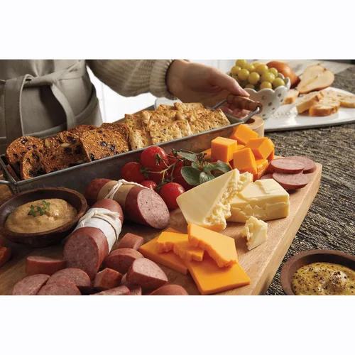 Miniatura 5 de 2 Cajas de Regalo Navideñas - The Wisconsin Cheeseman Combo de Carne y Queso - Con Salchichas de Verano Italiana, Original y de Ajo, Colby, Brick