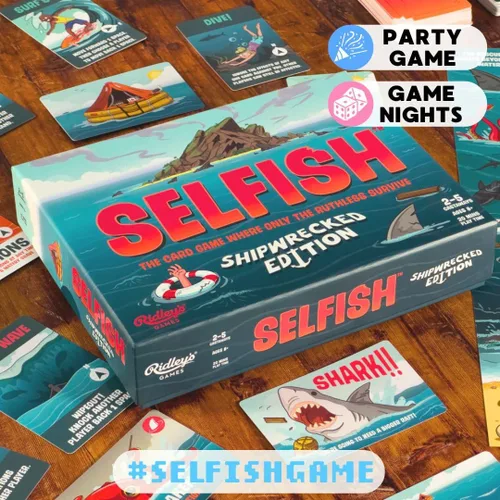 Miniatura 6 de Ridley's Juegos: Juego de cartas egoísta edición náufrago Juego de fiesta fácil de jugar para grupos Ideal para 2-5 jugadores Es una gran idea