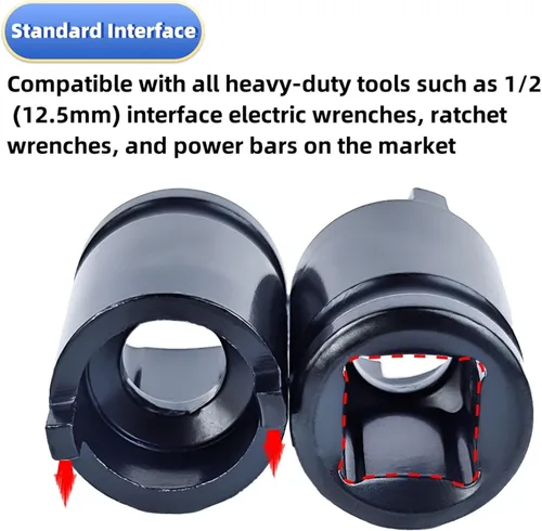 Miniatura 4 de Juego de llaves eléctricas para amoladora angular, 4 llaves de punta, incluye llave de enchufe para amoladora angular y 2 tuercas de amoladora