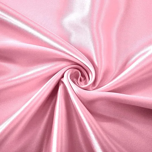Miniatura 3 de Homiest Sábana de satén rosa tamaño individual, sábana plana de lujo y ultrasuave