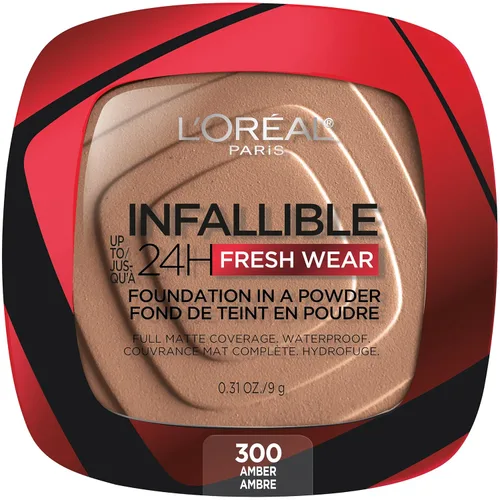 Miniatura 13 de L'Oreal Paris - Maquillaje base en polvo Infallible Fresh Wear, Porcelain 010 (porcelana 010), 0.31 onzas