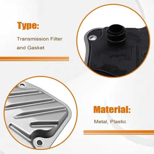 Miniatura 4 de NLQR Kit de filtro y junta de transmisión CVT, compatible con Toyota Corolla 1.8L 2014-2020, reemplaza 35330-12050 3533012050 V70-0731 97739 Bandeja
