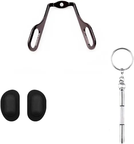 Gafas de sol, almohadillas de nariz, brazo de gafas de sol, gafas de silicona suave, destornillador, kit de repuesto para gafas, lentes de sol..