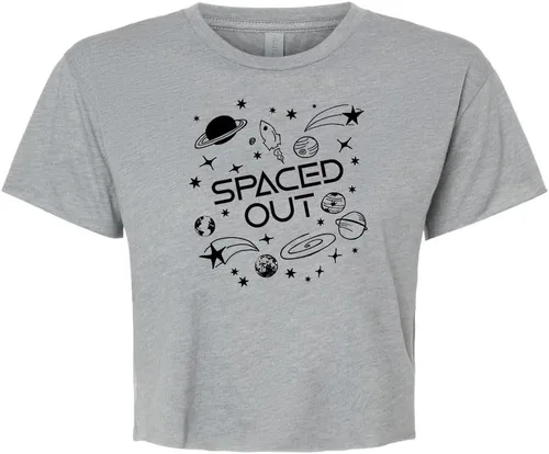 Miniatura 18 de Women's Screen Printed Crop Tee, Shirts With Sayings