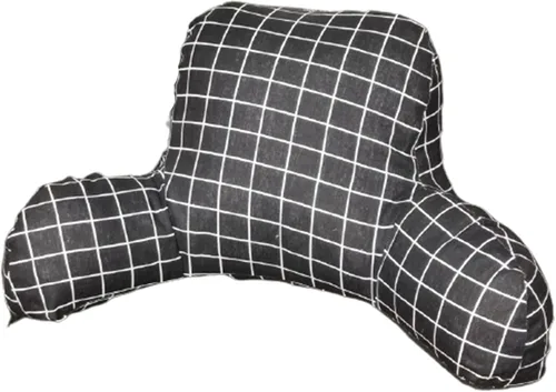 Miniatura 13 de Almohada de lectura con brazos Soporte de espalda para sentarse en la cama/sofá cuello, lumbar y cojín de apoyo de espalda baja coxis