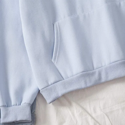 Miniatura 6 de Sudadera con capucha de algodón con estampado de gato lindo kawaii para mujer