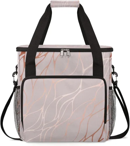 Miniatura 11 de Bolsa de transporte con diseño de acuarela para cafetera de granos de café, bolsa tote de almacenamiento y viaje para café, compatible con cafetera