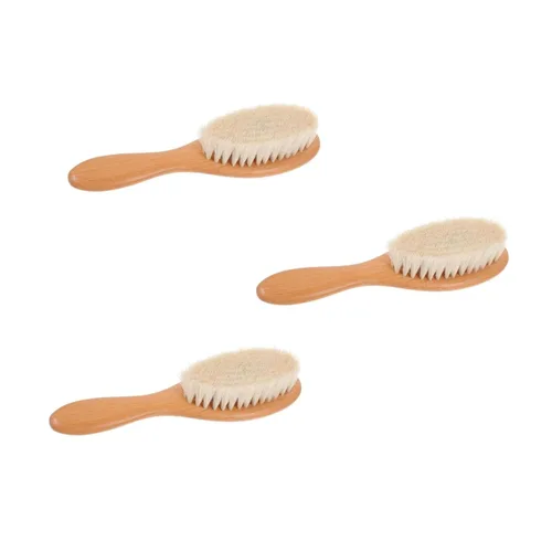 Miniatura 10 de FOMIYES Cepillo secador de 2 piezas para hombre, cepillo de afeitar de lana densa, ideal para el mantenimiento de la barba Como se muestra