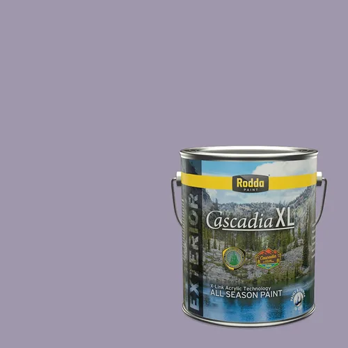 Miniatura 167 de Rodda Paint CASCADIA XL Pintura e imprimación satinada para exteriores en uno, cuarto de galón, azul playa norte