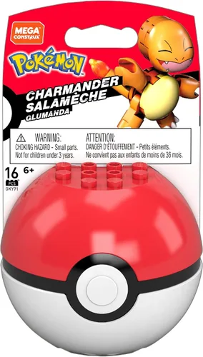 Miniatura 6 de Mega Construx GFC88 - Figura de Pokemon Charmander, multicolor