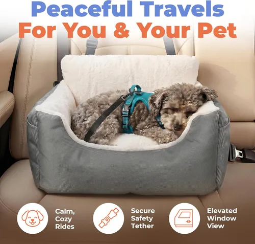Miniatura 2 de Best Pet Supplies Cama para Perros Casa Alfombra para Perros Cama para Jaula Tienda Redonda Suave de Felpa para Perros de Razas Pequeñas, Medianas