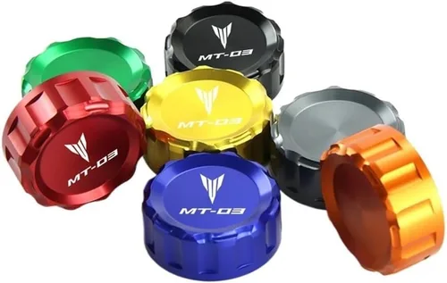 Miniatura 3 de Motocicletas Accesorios Trasero Líquido Líquido Cilindro Maestro Depósito Tapa Tapa Para Y&AMAHA MT10 MT 10 MT-10 MT03 MT-03 MT 03