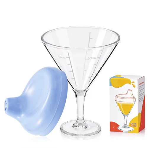 Miniatura 9 de Irenare 1 Pieza Taza Sippy de Vino para Bebé Copa de Plástico Copa Goblet Sin Derrames Vaso de Vino para Bebé Copa Sippy Goblet para Bebé Taza