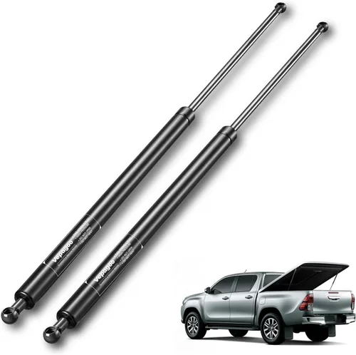 Miniatura 13 de Vepagoo Puntales de Gas de 35 pulgadas 202Lb/899N Puntales de Gas para Tapa de Servicio Pesado Soporte de Elevación con Amortiguador Resorte
