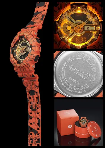 Miniatura 3 de CASIO G-Shock Dragon Ball Z GA-110JDB-1A4JR - Modelo limitado de colaboración