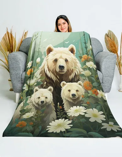 Miniatura 3 de Bear Blanket - Bear Gifts for Friends & Family 30" x 40
