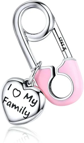 Annmors Jewelry Love Heart Charms for Woman-925 Sterling Silver Dangle Pendant Bead with Cubic ZirconiaGirl Jewelry Beads DIY Gifts for Women