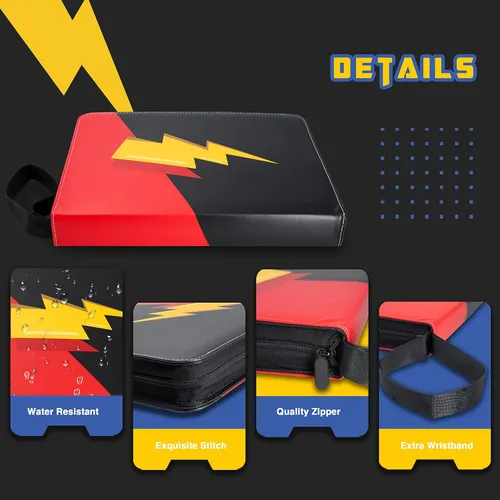 Miniatura 2 de carpeta de 9 bolsillos impermeable para tarjetas coleccionables, soporte de exhibición de álbum de cartas, expandible, álbum de 720 bolsillos