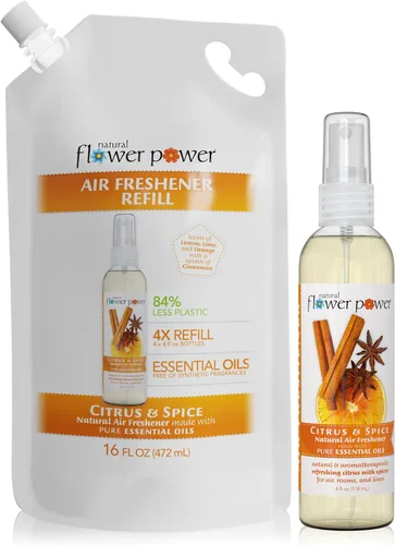 Miniatura 17 de Ambientador en aerosol Natural Flower Power - Eliminador de olores con aceites esenciales - Para el hogar, el auto y la tela - Sin crueldad y vegano