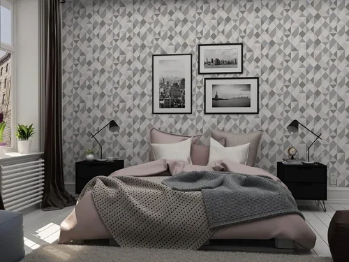 Miniatura 6 de Manhattan Comfort Papel tapiz autoadhesivo, fácil y fácil, diseño decorativo extraíble para cubrir paredes, armarios, cajones, estantes