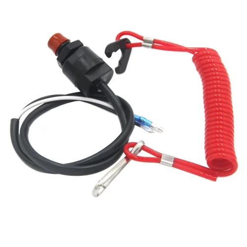 ZOOKOTO Cordón universal para motor fuera de borda para interruptor de parada urgente y cordón de seguridad para Yamaha/Tohatsu/Honda Motores fuera