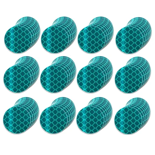 Miniatura 181 de Cinta reflectante blanca de 4 pulgadas, adhesivo de seguridad de advertencia impermeable para exteriores (10 pies)