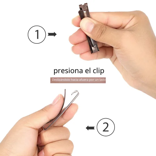 Miniatura 3 de Hotop 30 Piezas Pinzas para el Cabello, Pasadores de Metal Abovedados de Centro Abierto, Colores Surtidos (Negro, Marrón, Plateado)