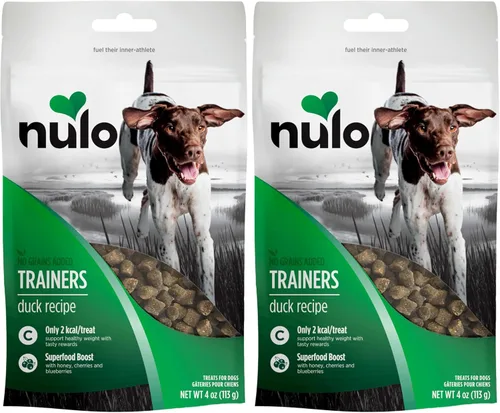 Miniatura 12 de Nulo Trainers - Golosinas de entrenamiento saludables para perros y cachorros, sin granos, sin granos, bajas en calorías, bolsa de 4 onzas, paquete