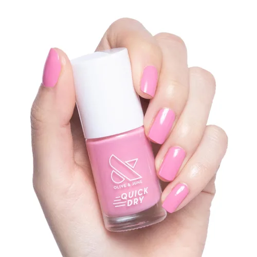 Miniatura 15 de Olive & June Esmalte de uñas de secado rápido Color instantáneo, de secado rápido, a prueba de manchas Fórmula vegana, libre de crueldad, sin 15