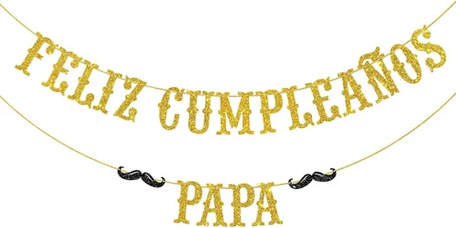 Cartel de Feliz Cumpleaños con texto en inglés «Happy Birthday Dad» en español «Happy Birthday Dad, Mexican Party Them» para hombre, cumpleaños, día