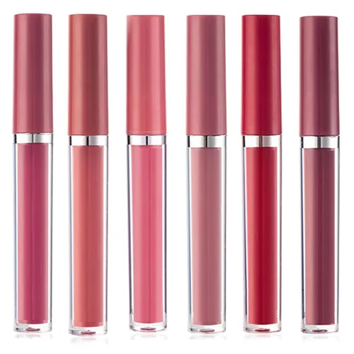 Juego de maquillaje líquido de lápiz labial mate, 6 piezas de larga duración, antiadherentes, no se decolora, kit de brillo de labios de terciopelo