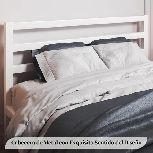 Miniatura 3 de LoVinson Armazón de Cama Tamaño Queen, Armazón de Cama de Plataforma de Servicio Pesado con Base de Metal Resistente, Almacenamiento Bajo la Cama