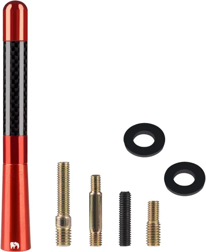 Miniatura 5 de ONE250 Antena, compatible con Nissan Rogue (2008-2021), Nissan 350Z 370Z (2002-2018), Nissan Titan (2003-2023), Nissan Frontier (1998-2021) - Rojo