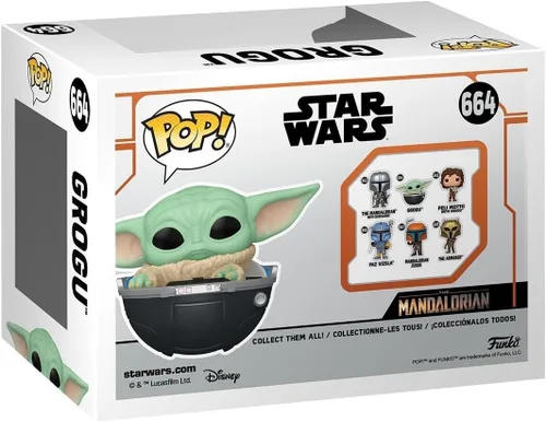Miniatura 3 de Funko POP! Vinyl: Star Wars: The Mandalorian S9 - Grogu - The Child - Baby Yoda - Figura de vinilo coleccionable - Idea de regalo - Producto