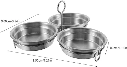 Miniatura 5 de Cabilock Molde de acero inoxidable con cepillo de pastelería para sándwiches de desayuno