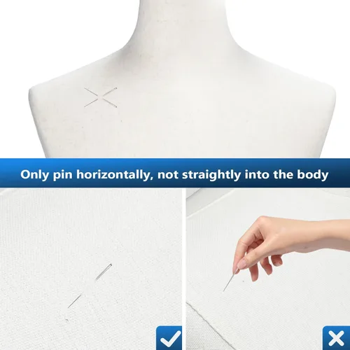 Miniatura 4 de VINGLI Torso de maniquí masculino con soporte de madera/metal, forma de vestir masculina de altura ajustable para exhibición de ropa y costura