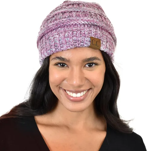 Miniatura 291 de C.C Trendy Warm Chunky Soft Stretch Cable Knit Beanie