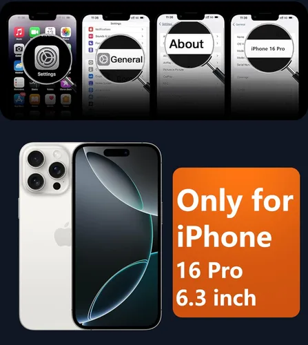 Miniatura 2 de FNTCASE - Funda para iPhone 16 Pro: magnética, mate, translúcida, de grado militar, protectora contra caídas, resistente, fina, duradera y a prueba