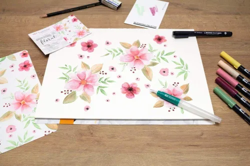 Miniatura 2 de Tombow Set Acuarela - Floral