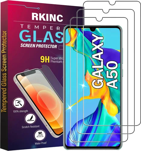 Miniatura 46 de RKINC Protector de pantalla [paquete de 4] para Samsung Galaxy A12 / Galaxy A02S / A12 Nacho, protector de pantalla de vidrio templado, 0.013 in