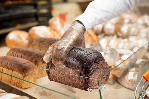 Miniatura 6 de Pan de pumpernickel, paquete de 2 unidades, 16 onzas por pan, delicioso pan sándwich Pan Kosher Pan fresco Sin lácteos y nueces Stern's