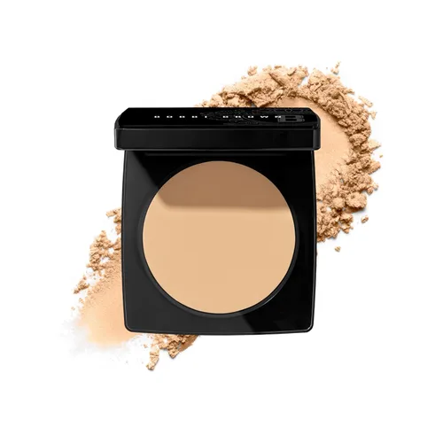 Miniatura 9 de Bobbi Brown Polvo prensado Sheer Finish Polvo fijador matificante absorbente de aceite para control de brillo durante todo el día Incluye soplo
