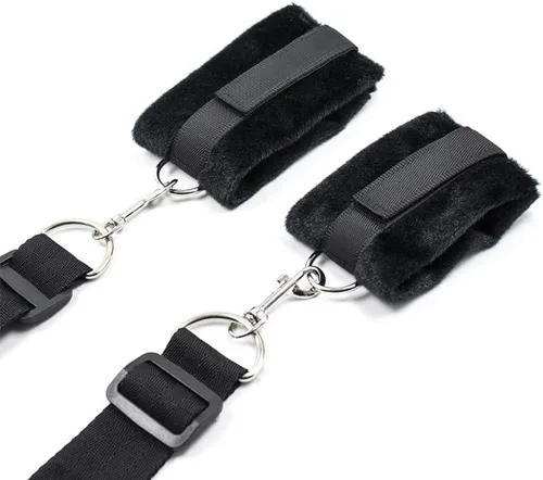 Miniatura 5 de Kit sexual para parejas debajo de la cama King, correas y restricciones sexis ajustables para amarrar debajo del colchón para parejas adultas